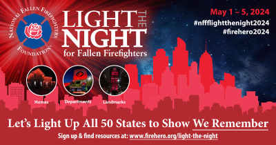 Light the Night for Fallen Firefighters graphic